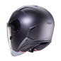 CABERG KASK OTWARTY JET Z BLENDĄ MODEL SOHO SOLID KOLOR SZARY MAT - GUNMETAL ROZMIAR XL