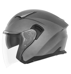 NOX KASK OTWARTY JET Z BLENDĄ N130 SOLID KOLOR TYTANOWY MAT ROZMIAR S