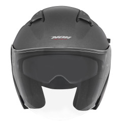 NOX KASK OTWARTY JET Z BLENDĄ N130 SOLID KOLOR TYTANOWY MAT ROZMIAR S