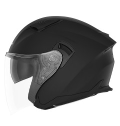NOX KASK OTWARTY JET Z BLENDĄ N130 SOLID KOLOR CZARNY MAT ROZMIAR XL