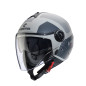 CABERG KASK OTWARTY JET Z BLENDĄ MODEL RIVIERA V4X ALPHA KOLOR PIASKOWY/SZARY MAT ROZMIAR M