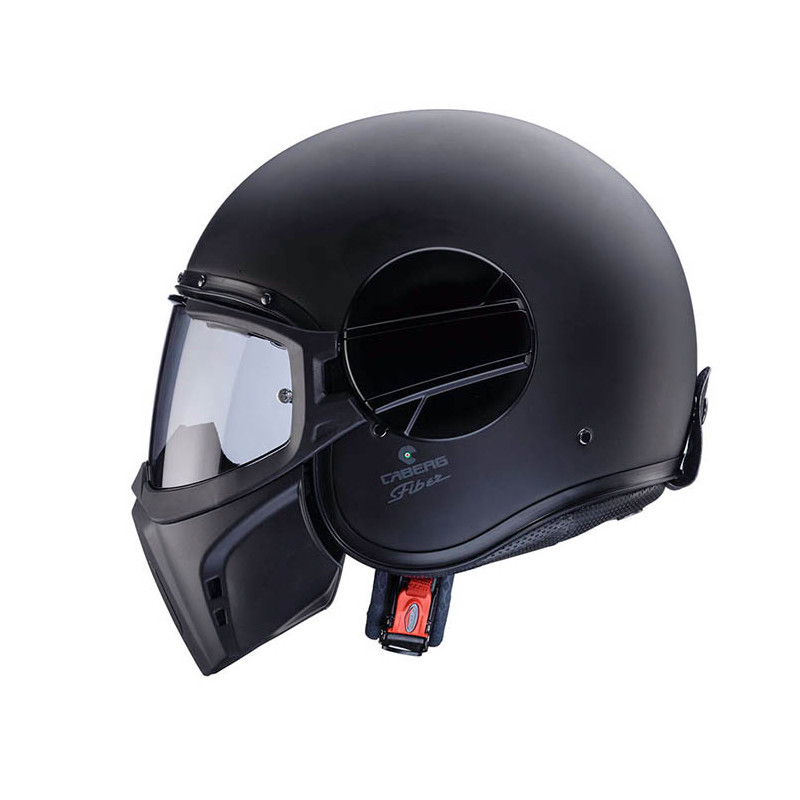 CABERG KASK OTWARTY JET MODEL GHOST X SOLID KOLOR CZARNY MAT ROZMIAR XS