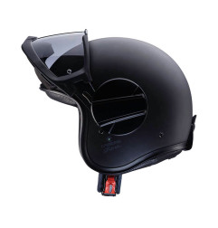 CABERG KASK OTWARTY JET MODEL GHOST X SOLID KOLOR CZARNY MAT ROZMIAR XS