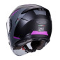CABERG PROMOCJA KASK OTWARTY JET OTWARTY FLYON II BOSS KOLOR CZARNY MAT/SZARY/FUKSJA (INTENSYWNY ODCIEŃ RÓŻOWEGO) ROZMIAR S