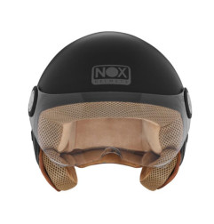 NOX KASK OTWARTY JET Z BLENDĄ N210 EVO KOLOR CZARNY MAT ROZMIAR XL