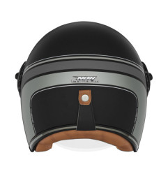 NOX PROMOCJA PREMIUM KASK OTWARTY JET HERITAGE LINE KOLOR CZARNY/TYTANOWY MAT ROZMIAR M