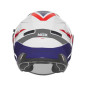 NOX PROMOCJA KASK OTWARTY JET Z BLENDĄ N130 MYST KOLOR BIAŁY/NIEBIESKI/CZERWONY ROZMIAR XXL