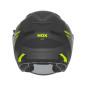 NOX PROMOCJA KASK OTWARTY JET Z BLENDĄ N130 MYST KOLOR CZARNY/ŻÓŁTY FLUO MAT ROZMIAR M