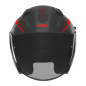 NOX PROMOCJA KASK OTWARTY JET Z BLENDĄ N130 MYST KOLOR CZARNY/CZERWONY MAT ROZMIAR L