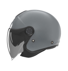 NOX KASK OTWARTY JET Z BLENDĄ N182 SOLID KOLOR SZARY POŁYSK ROZMIAR M