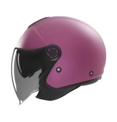 NOX KASK OTWARTY JET Z BLENDĄ N182 SOLID KOLOR FUKSJA MAT (INTENSYWNY ODCIEŃ RÓŻOWEGO) ROZMIAR XS