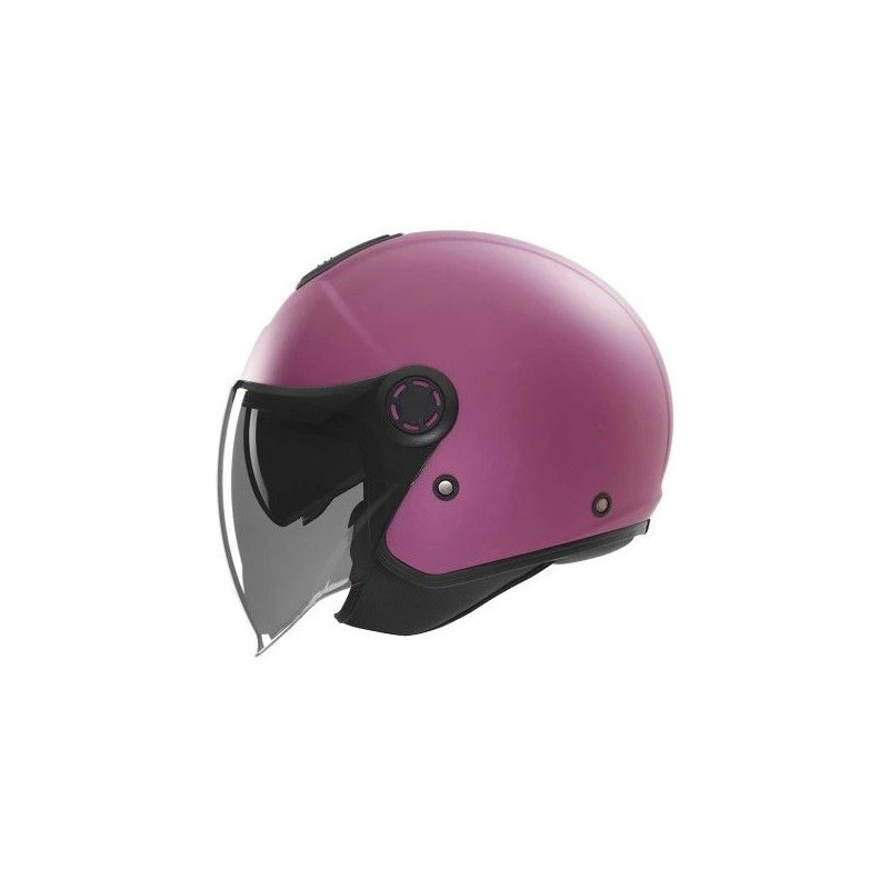 NOX KASK OTWARTY JET Z BLENDĄ N182 SOLID KOLOR FUKSJA MAT (INTENSYWNY ODCIEŃ RÓŻOWEGO) ROZMIAR XS