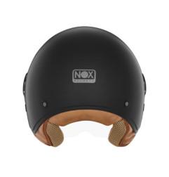 NOX KASK OTWARTY JET Z BLENDĄ N210 EVO KOLOR CZARNY MAT ROZMIAR M