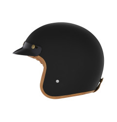 NOX KASK OTWARTY JET N243 SOLID KOLOR CZARNY MAT ROZMIAR S