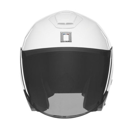 NOX PREMIUM KASK OTWARTY JET Z BLENDĄ SPY KOLOR BIAŁY ROZMIAR S