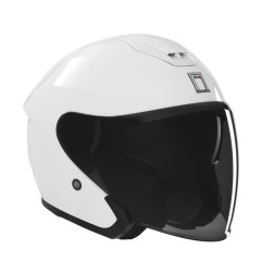 NOX PREMIUM KASK OTWARTY JET Z BLENDĄ SPY KOLOR BIAŁY ROZMIAR M