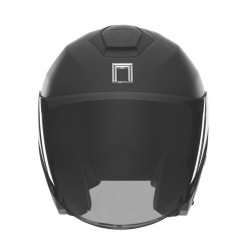 NOX PREMIUM KASK OTWARTY JET Z BLENDĄ SPY KOLOR CZARNY MAT ROZMIAR L