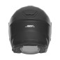 NOX PREMIUM KASK OTWARTY JET Z BLENDĄ SPY KOLOR CZARNY MAT ROZMIAR L