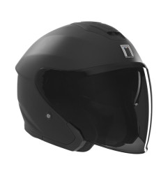 NOX PREMIUM KASK OTWARTY JET Z BLENDĄ SPY KOLOR CZARNY MAT ROZMIAR XXL