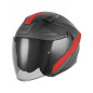 NOX KASK OTWARTY JET Z BLENDĄ N130 EKTO KOLOR CZERWONY/CZARNY MAT ROZMIAR XL