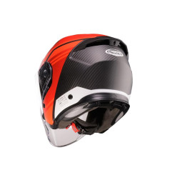 CABERG KASK OTWARTY JET OTWARTY FLYON II CARBON ADDICT CZARNY MAT/CZERWONY ROZMIAR M