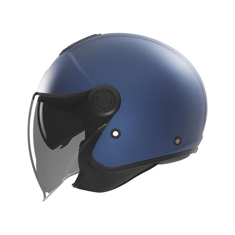NOX KASK OTWARTY JET Z BLENDĄ N182 KOLOR NIEBIESKI MAT ROZMIAR L