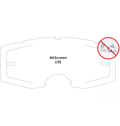 Wizjer do gogli AirScreen Lite EX Przeźroczysty hydrophobic