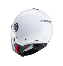 CABERG KASK OTWARTY JET Z BLENDĄ MODEL RIVIERA V4X SOLID KOLOR BIAŁY POŁYSK ROZMIAR XXL