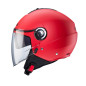 CABERG PROMOCJA KASK OTWARTY JET Z BLENDĄ MODEL RIVIERA V4X SOLID KOLOR CZERWONY MAT ROZMIAR XS