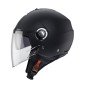CABERG KASK OTWARTY JET Z BLENDĄ MODEL RIVIERA V4X SOLID KOLOR CZARNY MAT ROZMIAR L