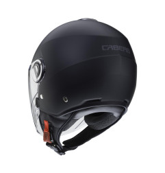 CABERG KASK OTWARTY JET Z BLENDĄ MODEL RIVIERA V4X SOLID KOLOR CZARNY MAT ROZMIAR XXL