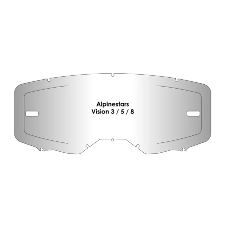 Wizjer AirScreen do gogli Alpinestars Vision 3 5 8 przeźroczysty