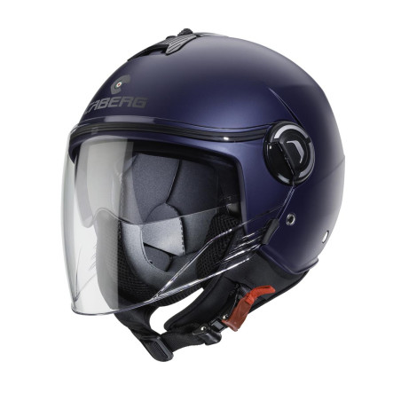 CABERG KASK OTWARTY JET Z BLENDĄ MODEL RIVIERA V4X SOLID KOLOR NIEBIESKI MAT - YAMAHA ROZMIAR M