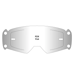 Wizjer AirScreen do gogli Fox Vue z blokadą przeźroczysty