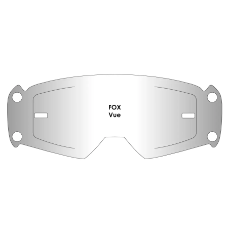 Wizjer AirScreen do gogli Fox Vue z blokadą przeźroczysty