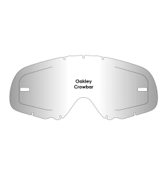 Wizjer AirScreen do gogli Oakley Crowbar z blokadą przeźroczysty