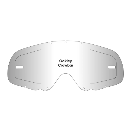Wizjer AirScreen do gogli Oakley Crowbar z blokadą przeźroczysty