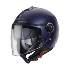 CABERG KASK OTWARTY JET Z BLENDĄ MODEL RIVIERA V4X SOLID KOLOR NIEBIESKI MAT - YAMAHA ROZMIAR XXL