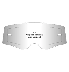 Wizjer AirScreen do gogli Fox AirSpace 3 Main 3 2024 z blokadą przeźroczysty