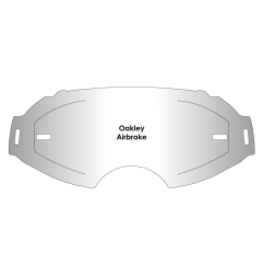 Wizjer AirScreen do gogli Oakley Airbrake z blokadą przeźroczysty