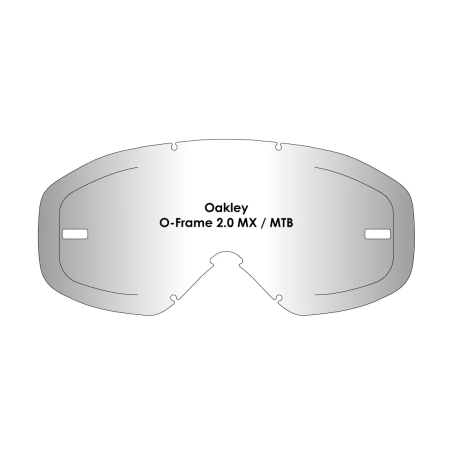 Wizjer AirScreen do gogli Oakley O-Frame 2.0 MX MTB z blokadą przeźroczysty