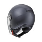 CABERG KASK OTWARTY JET Z BLENDĄ MODEL RIVIERA V4X SOLID KOLOR SZARY MAT - GUNMETAL ROZMIAR XXL