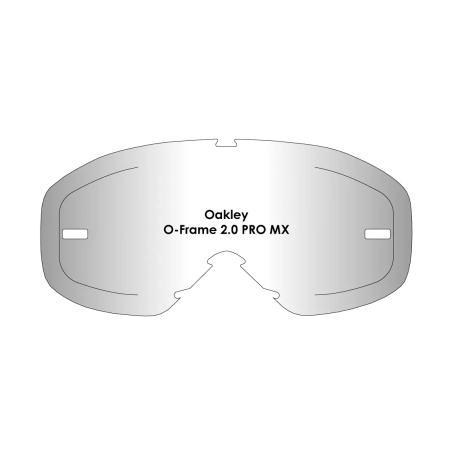 Wizjer AirScreen do gogli Oakley O-Frame 2.0 PRO MX z blokadą przeźroczysty