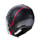 CABERG WYPRZEDAZ KASK OTWARTY JET Z BLENDĄ MODEL RIVIERA V4X GEO KOLOR CZARNY MAT/CZERWONY/SZARY ROZMIAR XS