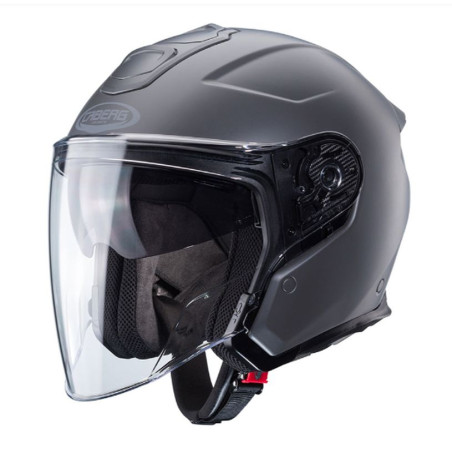 CABERG KASK OTWARTY JET OTWARTY FLYON II SOLID MATT GREY KOLOR SZARY MAT ROZMIAR M