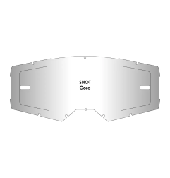 Wizjer AirScreen do gogli Scott Core z blokadą przeźroczysty