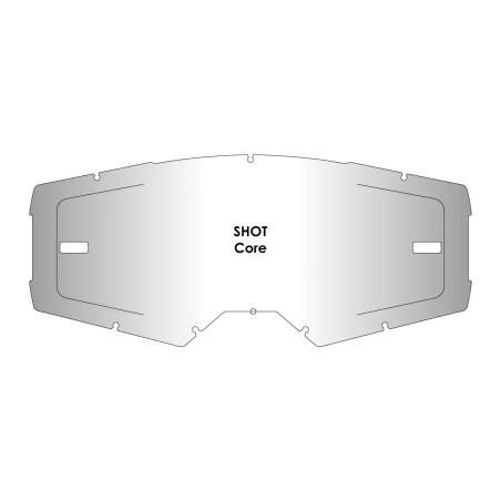 Wizjer AirScreen do gogli Scott Core z blokadą przeźroczysty