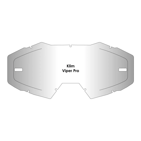 Wizjer AirScreen do gogli Klim Viper Pro z blokadą przeźroczysty