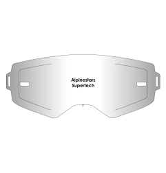 Wizjer AirScreen do gogli Alpinestar Supertech z blokadą przeźroczysty