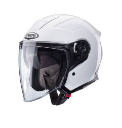 CABERG KASK OTWARTY JET OTWARTY FLYON II SOLID WHITE KOLOR BIAŁY POŁYSK ROZMIAR XL